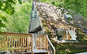 Modern A-Frame vakantiehuis Durbuy Ardennen